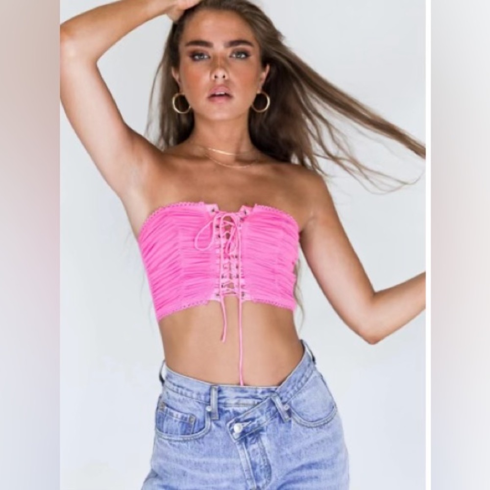 Princess Polly Pink Livia Top